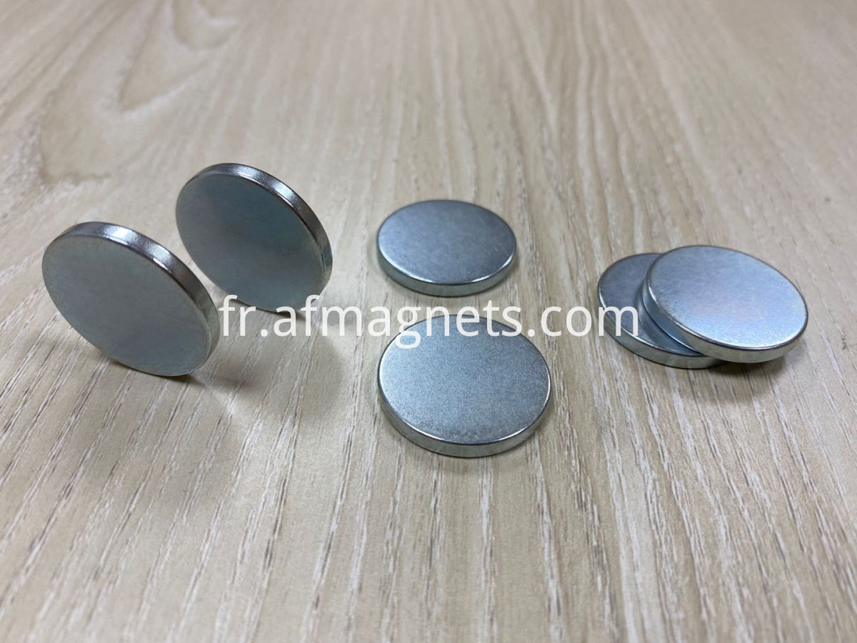 Aimants bon marché de disque de néodyme de revêtement de zinc Cheap Zinc Coating Neodymium Disc Magnets
